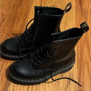Dr. Martens Black Leather Boots